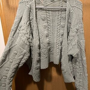 Chunky Knit Seafoam green Sweater